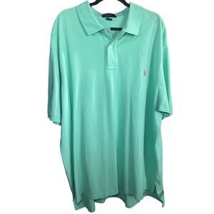 Ralph Lauren Polo Lime 3XLT Dress Shirt Casual Relax